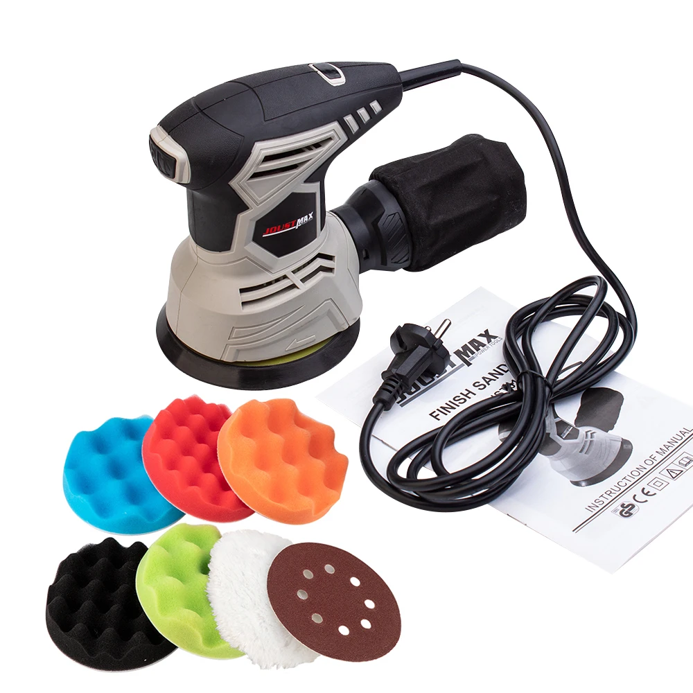 

220V 240W 12000RPM Random Orbit Sander Sanding Machine Dust Exhaust Electric Grinder Sandpaper Power Tool