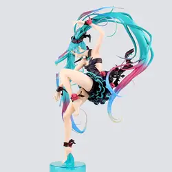 23 см аниме фигурку VOCALOID ACGN Хацунэ Мику Mebae Ver ПВХ 1/7 весы Окрашенные Модель роль сексуальная девушка коллекция кукла