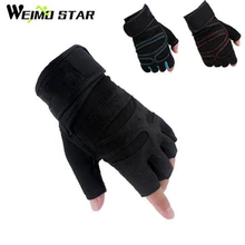 WEIMOSTAR Team Cycling Gloves Half Finger Bike Ciclismo Bicycle Gloves Pad Racing Gloves Gel Breathable Short