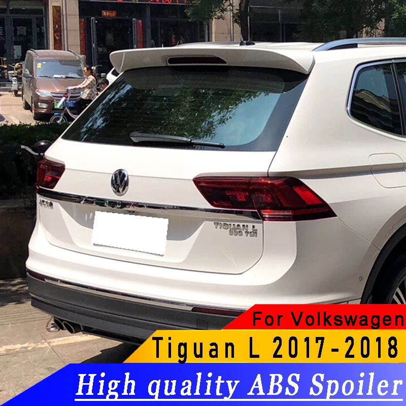 

High quality ABS material spoiler For Volkswagen Tiguan L 2017 2018 year spoiler primer or white or black spoiler for Tiguan L