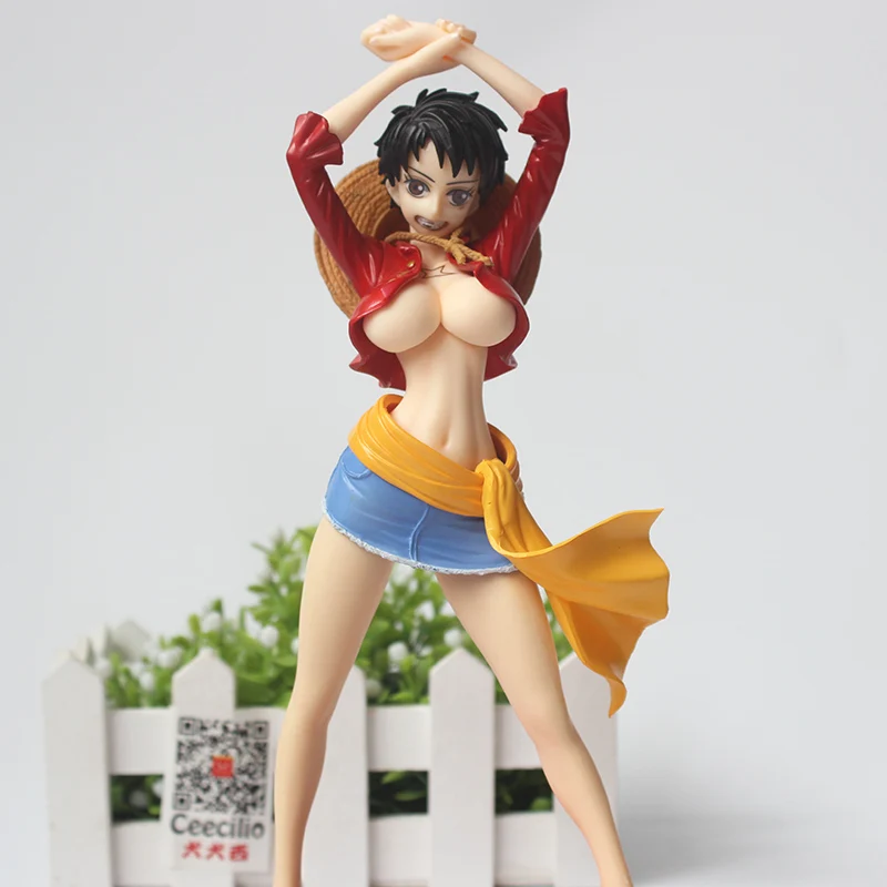 

Anime One Piece POP Figurine Sexy Girls Cosplay Luffy PVC Action Figure Collection Model Toy 22CM
