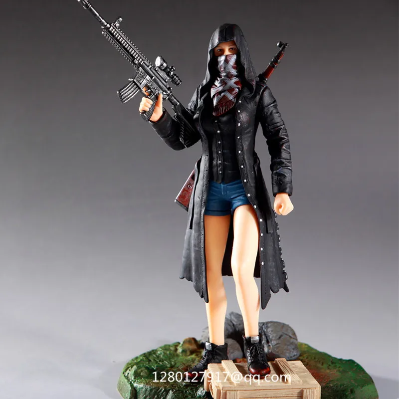 9 Inches PUBG female rulers Faith Suit Winner Chicken Dinner Action Figure Collectible Model Toy BOX Q19 | Игрушки и хобби