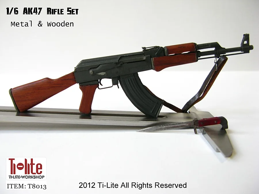 Ti-lite T8013 1/6 Matel& Деревянный AK47 набор для ружья оружия реквизит для 1" Коллекционная Фигурка DIY