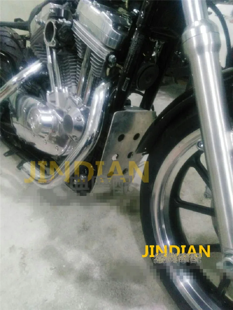 Нижняя крышка брызговика двигателя для Harley Sportster XL883 1200 48 72 под заказ супернизкая