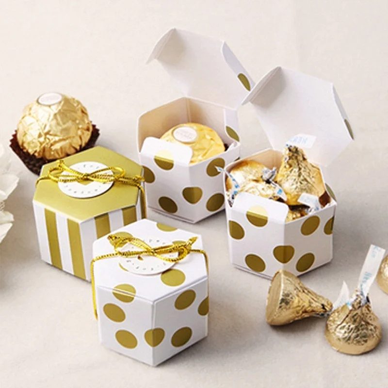 50 Pcs الشوكولاته الحلو الحلوى هدية صناديق الأسرة الزفاف حزب صالح أكياس 50 Pcs الشوكولاته الحلو الحلوى هدية صناديق الأسرة الزفاف حزب صالح أكياس