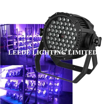 

Free shipping 12pcs/ lot UV led lighting 54x3W powerful led par uv wash LED par can for DJ with CE & ROHS