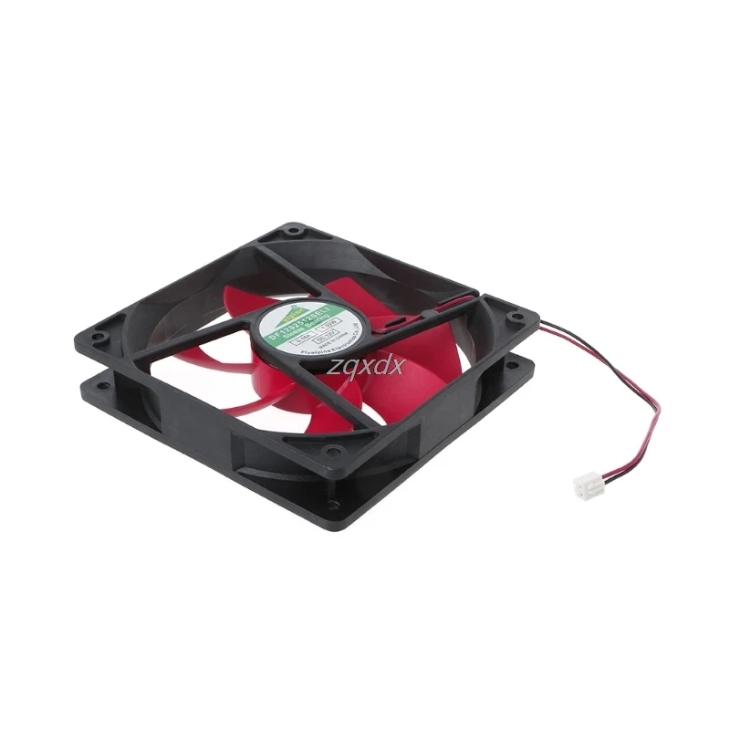 1 120mm DC12V 0.2A 2 Pin Connector Cooling Fan for Computer Box CPU Cooler Radiator for Cooling Fan