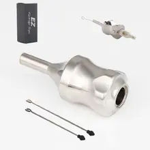 30 мм EZ TAT2 картриджи из нержавеющей стали Ручка для татуировки с 2 иголками для картриджа иглы для татуировки и машины 1 шт./лот