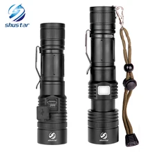 XHP50 – puissant Support zoom 5 modes d'éclairage, torche avec batterie 18650 ou 26650 pour les activités de plein air