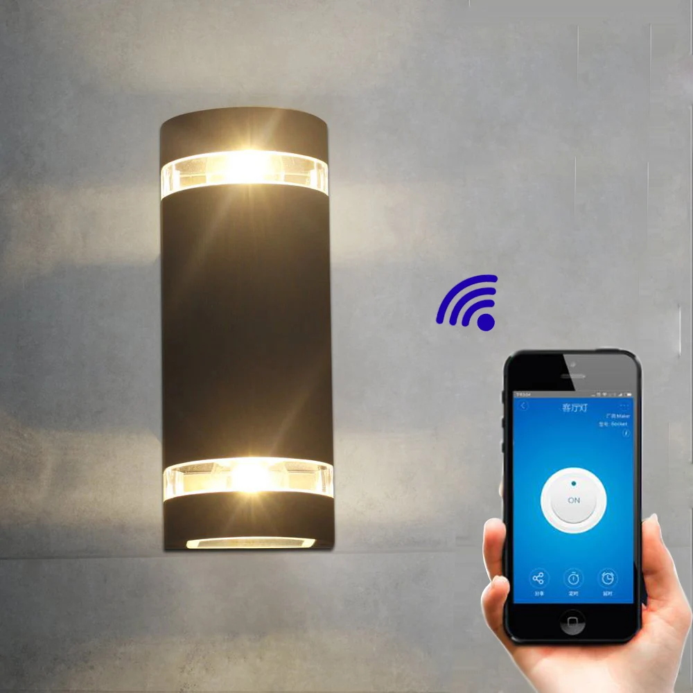 

Jiawen LED Wall light Wireless Wifi Switch Smart Timer Work with Alexa for Google Home AC 90 -265V