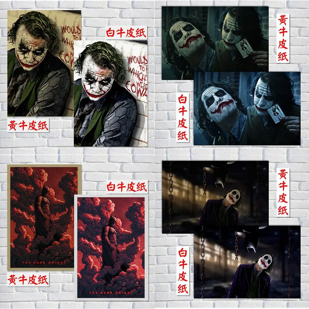 Художественный постер joker 1 из крафт-бумаги для бара кафе декоративная брендовая