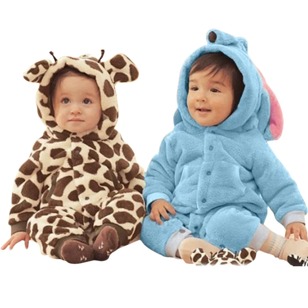 Dropshipping Children pajamas baby rompers newborn baby rompers long