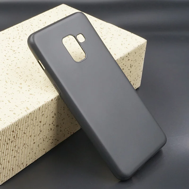 

Ultra Thin Black Scrub Matte Soft Silicon TPU Case for Samsung Galaxy A5 (2018) Cover for A5 2018 Phone Back Coque Fundas 5.5''