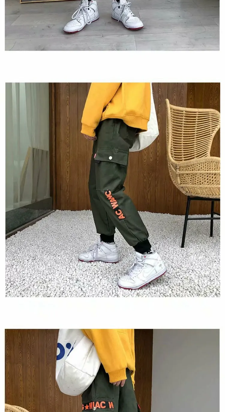 LAPPSTER японский ремень для верхней одежды брюки карго мужские 2019 комбинезоны мужские s хип-хоп джоггеры брюки мужские Ankel-длина Sweapt брюки INS