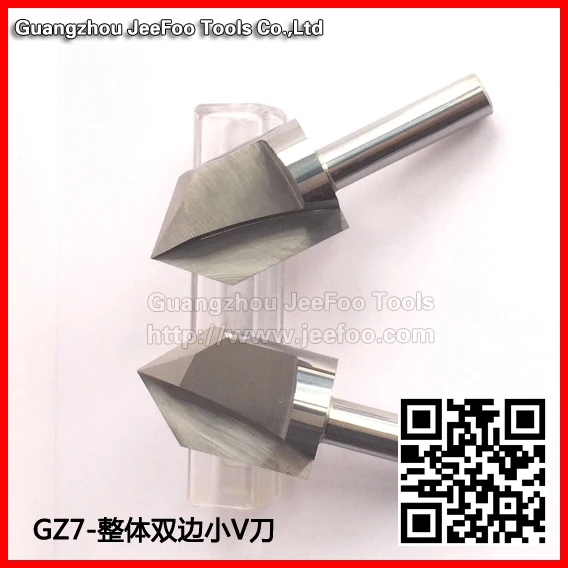 

V Groove Woodworking Router Bits, Engraving Bits on mdf acrylic 3D CNC Router