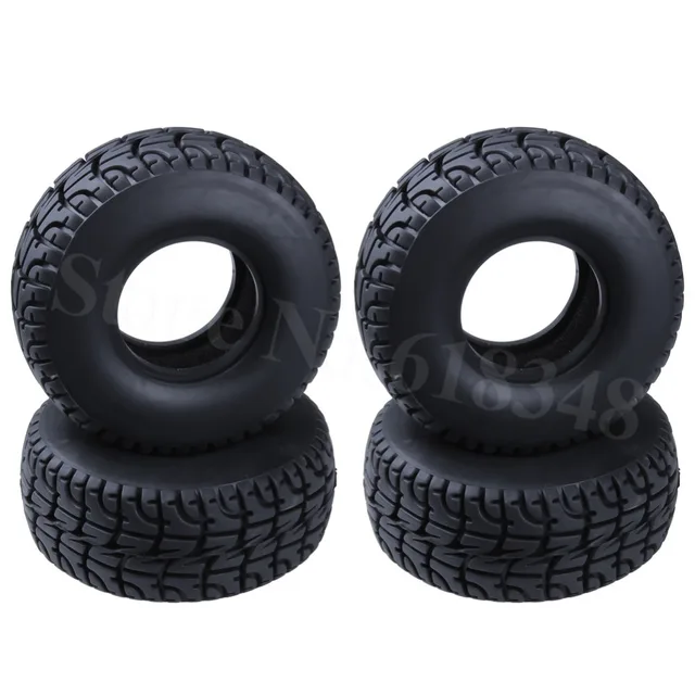 Special Offers 4Pcs RC 1/10 Scale Rock Crawler Rubber Tyres Tires With Foam Inserts Diameter :126mm Width:51mm For RC Replacements Parts