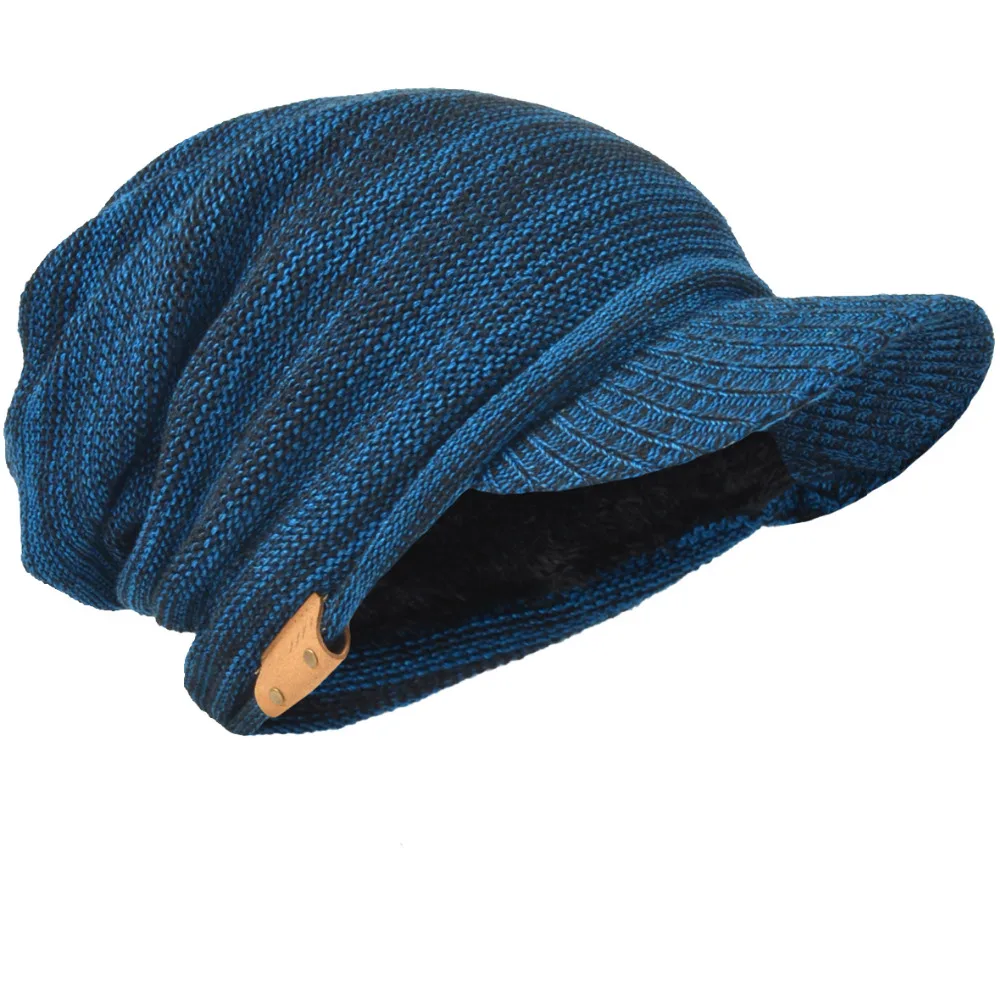 HISSHE Mens Knit Newsboys Winter Hats 
