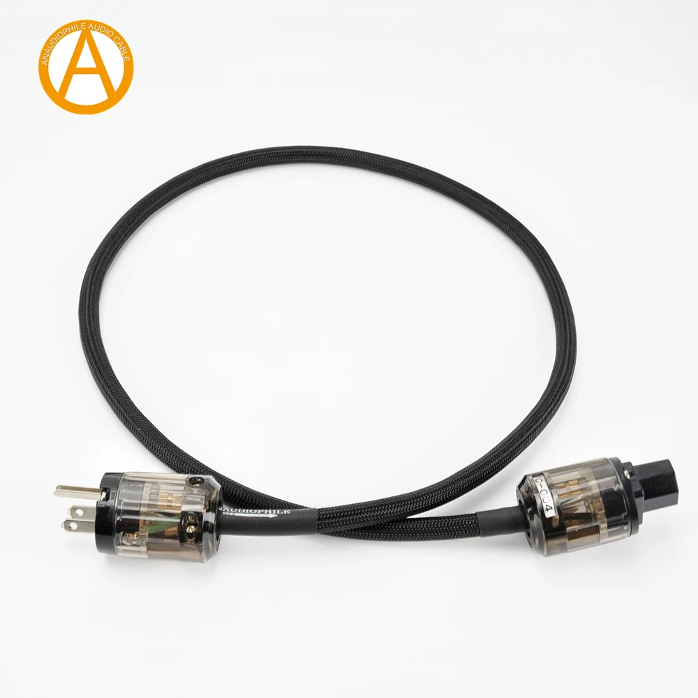 ANAUDIOPHILE Premium Power Cable For Amplifier Preamp DAC PC Projector CD Player Turntable HiFi Audio Power Cord US EURO Plug ANAUDIOPHILE Premium Power Cable For Amplifier Preamp DAC PC Projector CD Player Turntable HiFi Audio Power Cord US EURO Plug