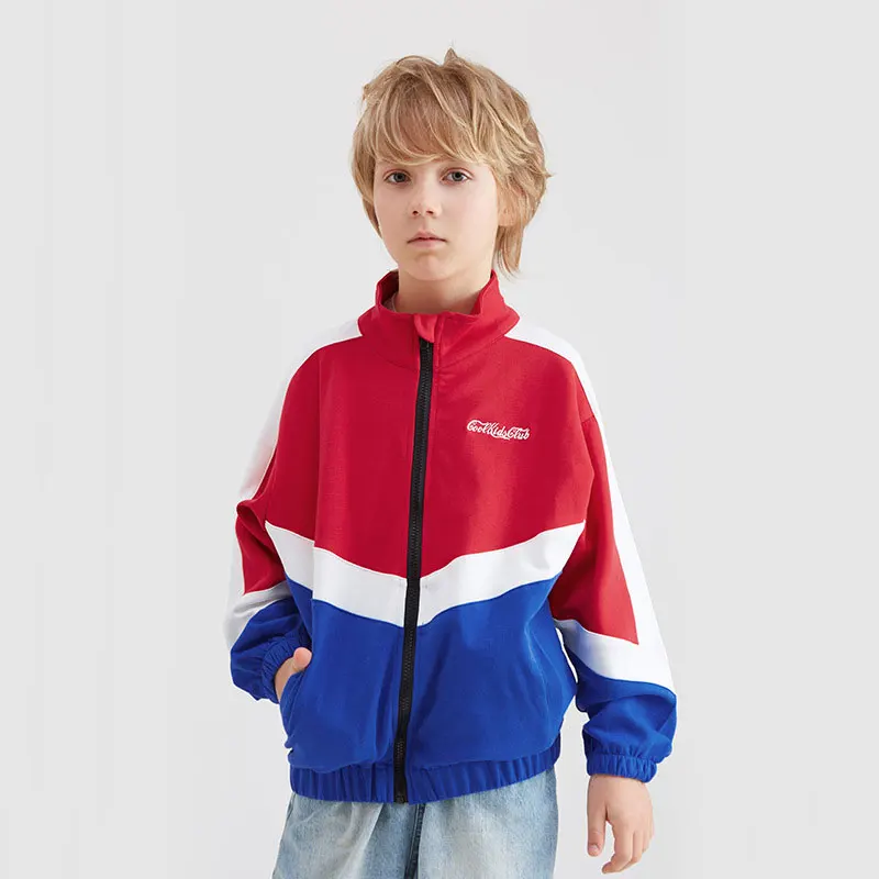 

Ouyang&Ivan Boy Jacket Autumn 4-15 Years Girl College Wind Embroidered Thin Jacket Children's Jacket Street Style Kid Coat