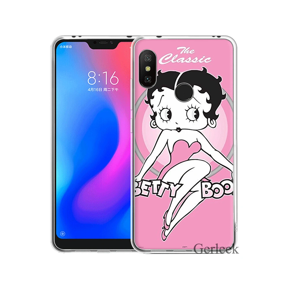 Чехол Desxz Betty Boop для Xiaomi Redmi Note 6 7 3 Pro 4 4X5 5A|Чехлы-накладки| |