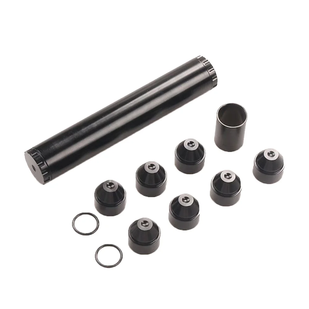 

1/2-28 Car Fuel Filter NAPA 4003 WIX24003 Turbo Air Oil Filter Kit 5/8-24 Thread End Caps 6061-T6 Aluminum Petrol Gas Filter Set