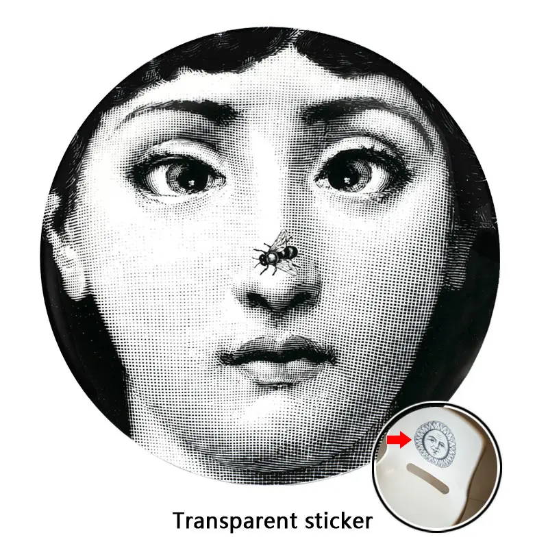 NO.169-196 дизайнерские обои Fornasetti, прозрачные наклейки на стену для украшения стен, гостиной, 1 шт - Цвет: 181