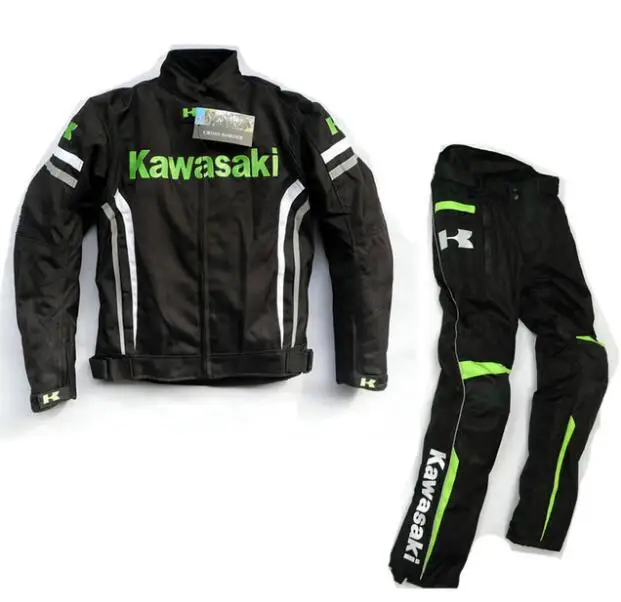 

With Protector Men Motorcycle pants Racing drop resistant trousers Four Season Styles Japan Moto pants Jacket