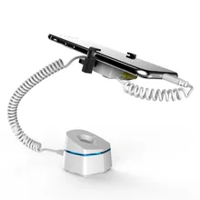 Зашита мобильного телефона дисплей подставка с сигнализацией мобильного телефона анти-держатель против кражи белый для Витрины Магазина Безопасности