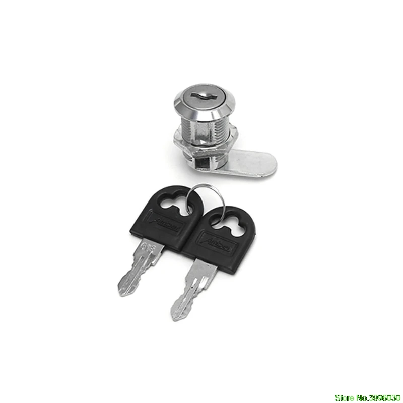 2 20mm Cam Lock For Door Cabinet Mailbox Drawer Cupboard Post Box Locker
