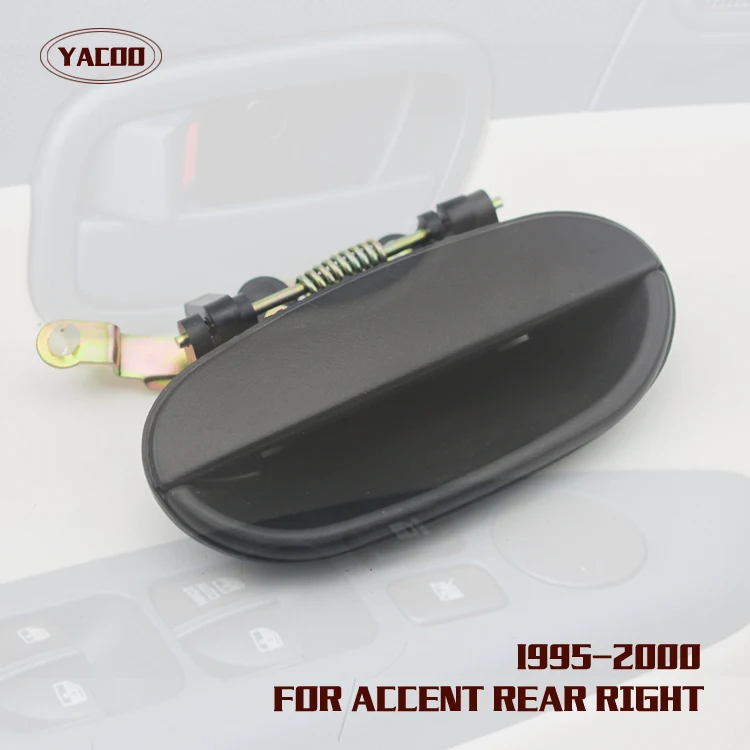 1PCS REAR RIGHT EXTERIOR DOOR HANDLE FOR HYUNDAI ACCENT 1995 1996 1997 1998 1999 2000exterior