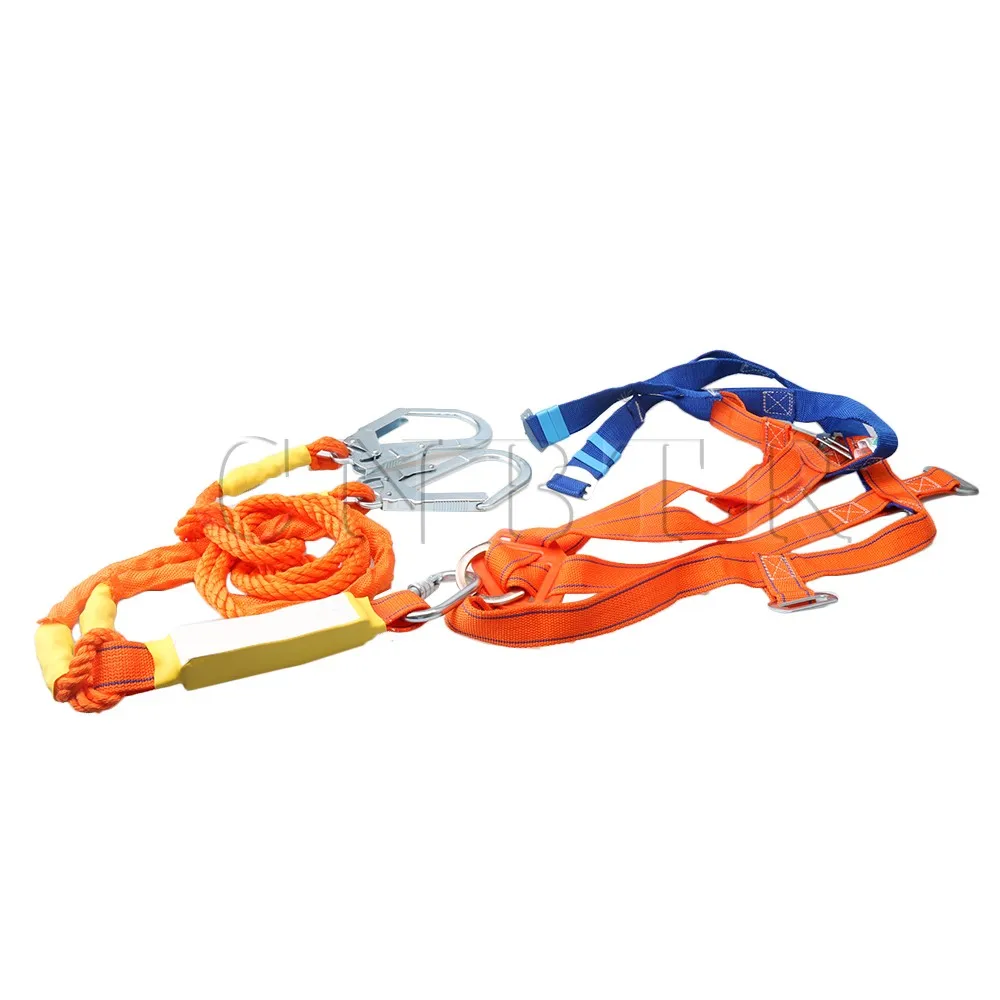 

CNBTR Double-Back Protection Belt Double Hook Climbing Belt with Buffer Safety Harness Buckle Height Anti-falling Belt