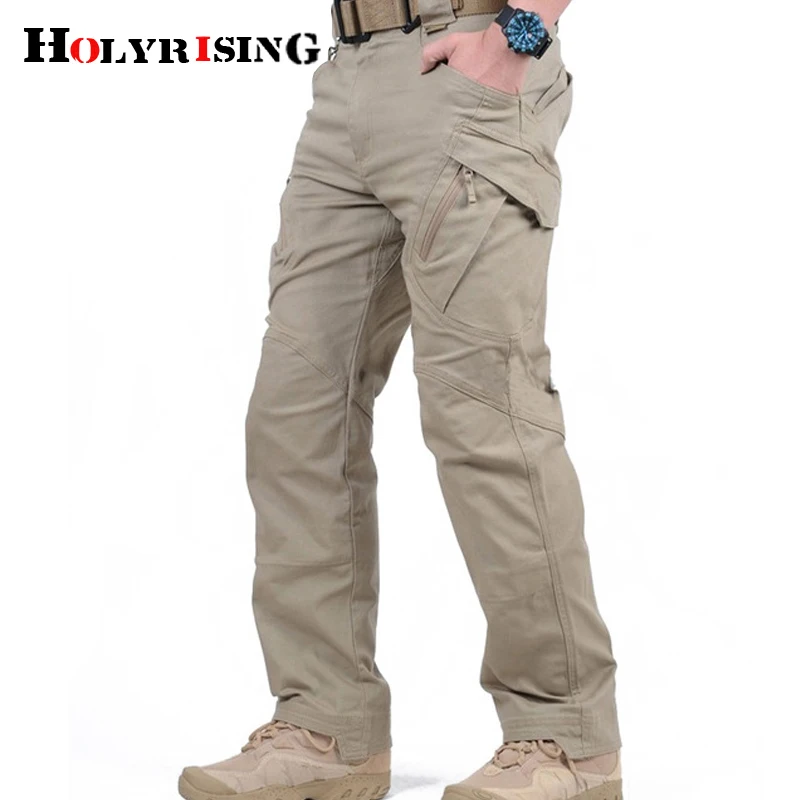 

Mens Cargo Pants Army Military Pants Cotton Work Wear Many Pocket Combat Army Style Straight Man Casual Trousers 18691-5
