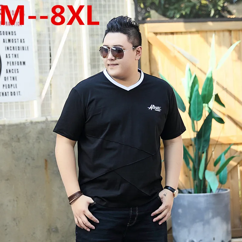 large big size 10XL 9XL 8XL 6XL 5XL 4XL 2018 Summer New T Shirts Men ...