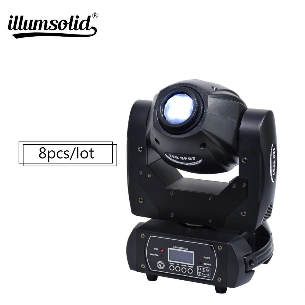 

lyre led party lights dmx stage lighting 9 colors 11 metal gobos with 3-facet prism 8pcs/lot