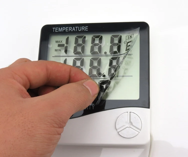 Крытый Открытый термометр гигрометр тестер комнатный электронный датчик температуры и влажности метр Метеостанция Будильник HTC-2