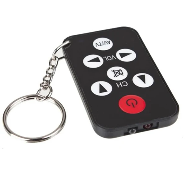 

Mini Universal Infrared IR TV Set Remote Control Keychain Key Ring