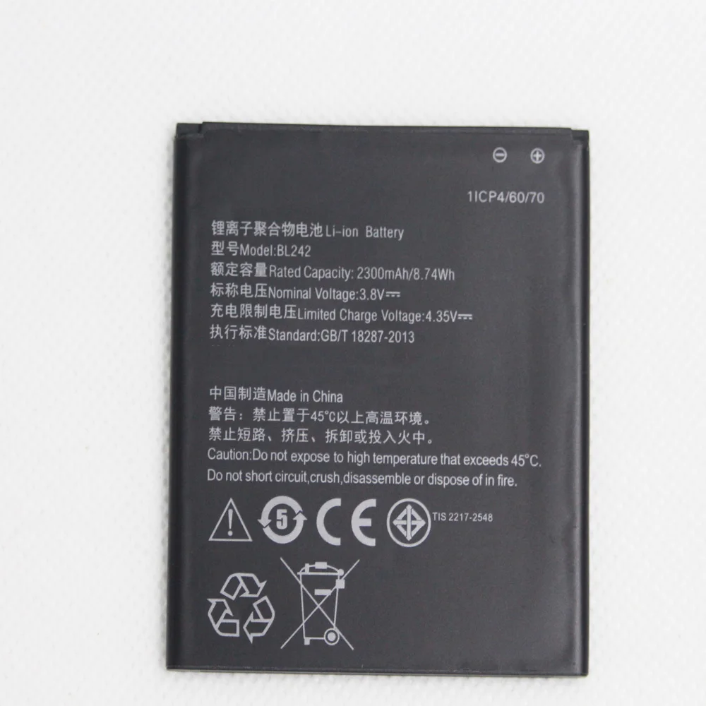 Абсолютно новый BL 242 батарея BL242 для Lenovo K3 K30-W K30-T A6000 A3860 A3580 A3900 A6010 плюс 3 8 V 2300 мАч
