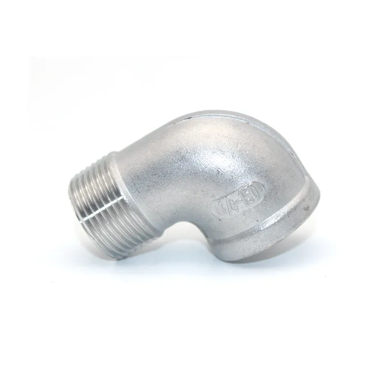 

1/8" 1/4" 3/8" 1/2" 3/4" 1" Female x Male BSP Threaded Elbow Angled SS304 Stainless Steel Plumbing Pipe Fitting Connectors