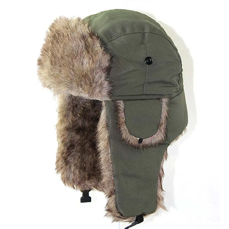 Rusia Trooper Earflap Bomber Topi Musim 