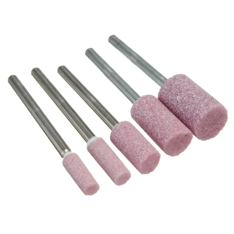 10pcs 1/8inch  Mini Shank Abrasive Mounted Stone Polish Grinding Wheel Rotary Tools