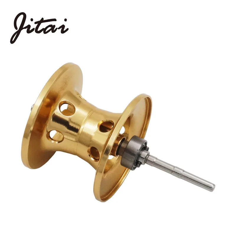

JITAI V Shape Spare Spool For Baitcasting Reel CNC Metal Spare Spool Bait Casting Wheel Replacement Fishing Tackle DIY Tool