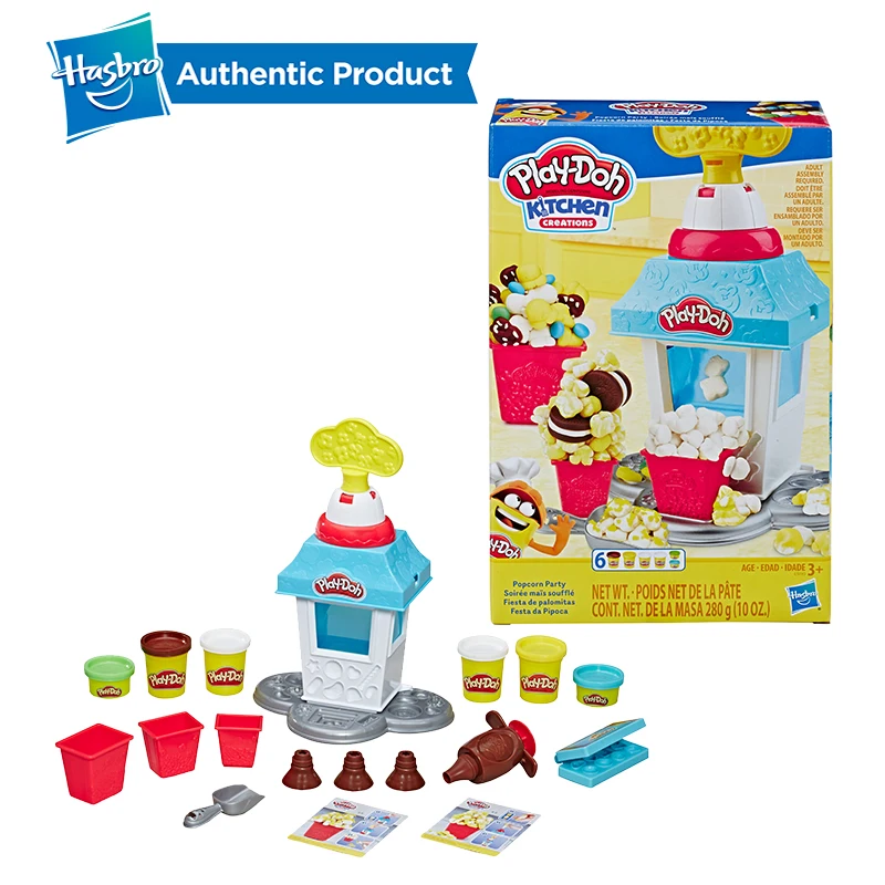 Juego de palomitas de maíz de la serie de la cocina creativa del Peleto de la fiesta de las palomitas del Doh de Hasbro Set Play-Doh - 6