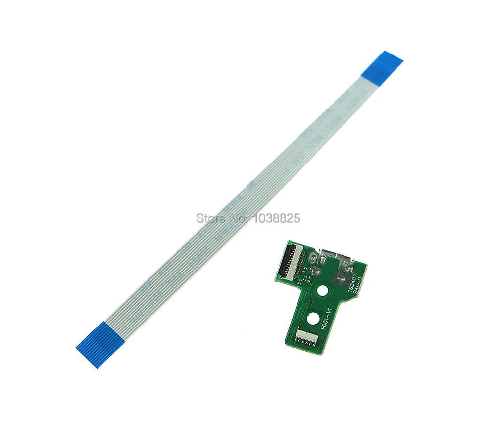 

New JDS-030 JDS030 USB Charging Port Socket Board charger board with flex ribbon cable For PS4 controller board