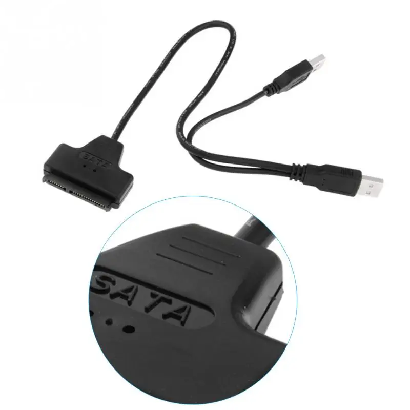 Connectors New USB 2.0 to SATA Converter Adapter Cable MFER-9201A Cable Length: for 2.5 and 3.5 inch 