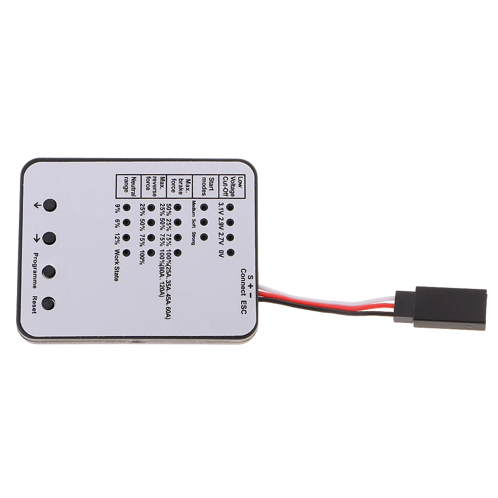 High Quality Programming Card for RC Car ESC Sensorless Brushless Electronic Speed Controller for Remote Control Toys