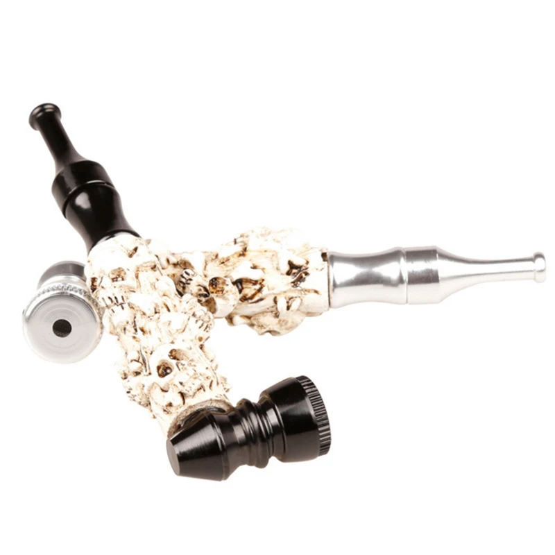 Metal +Resin Pipes Creativity Weed Tobacco Pipe Portable Smoking Pipe