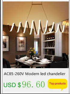 Square Circel Rings Chandelier For Living Room Bedroom Home AC85-265V Modern Led Ceiling Chandelier Lamp Fixtures Free Shipping