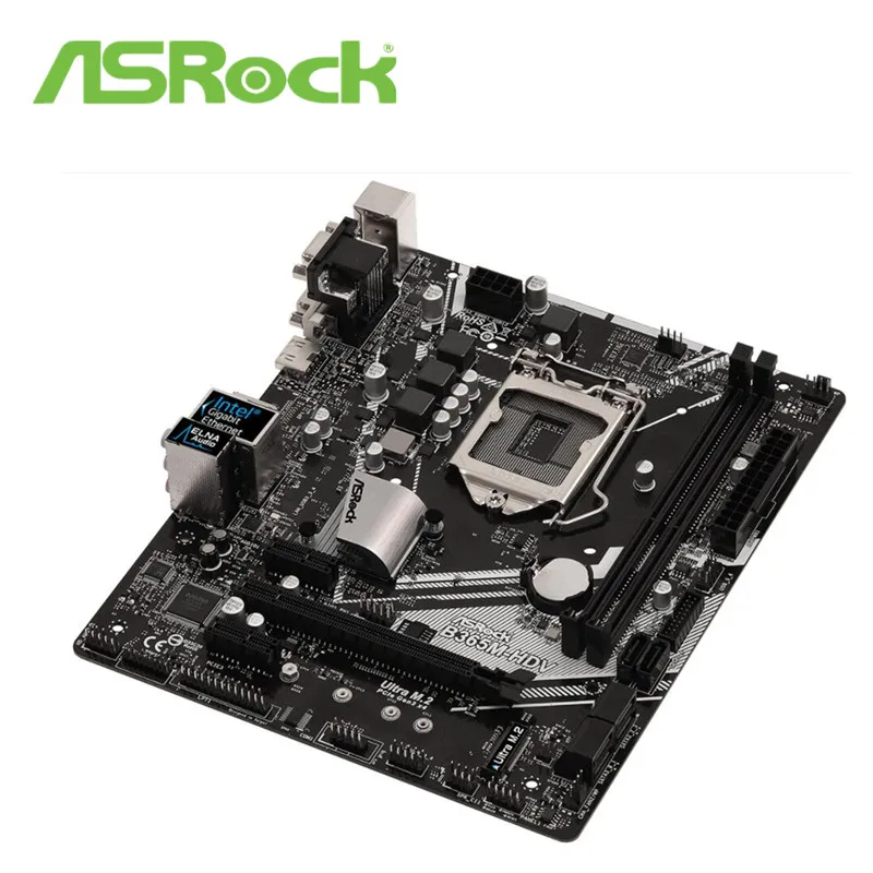 Полный ASRock B360M-HDV/B365M HDV настольный компьютер материнская плата LGA1151 M-ATX поддерживает 8 9 поколения