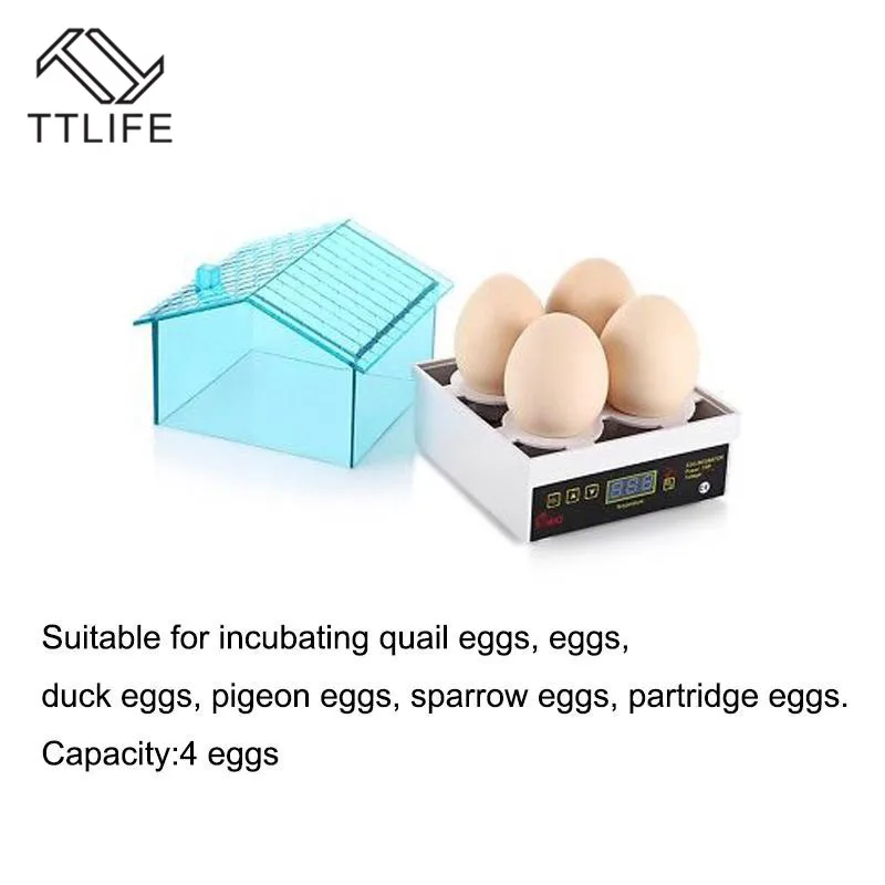 TTLIFE 4 Digital Egg Incubator For Chicken Duck Temperature Control Automatic Turning/Chicken Hatcher encubadoras para pollos TTLIFE 4 Digital Egg Incubator For Chicken Duck Temperature Control Automatic Turning/Chicken Hatcher encubadoras para pollos