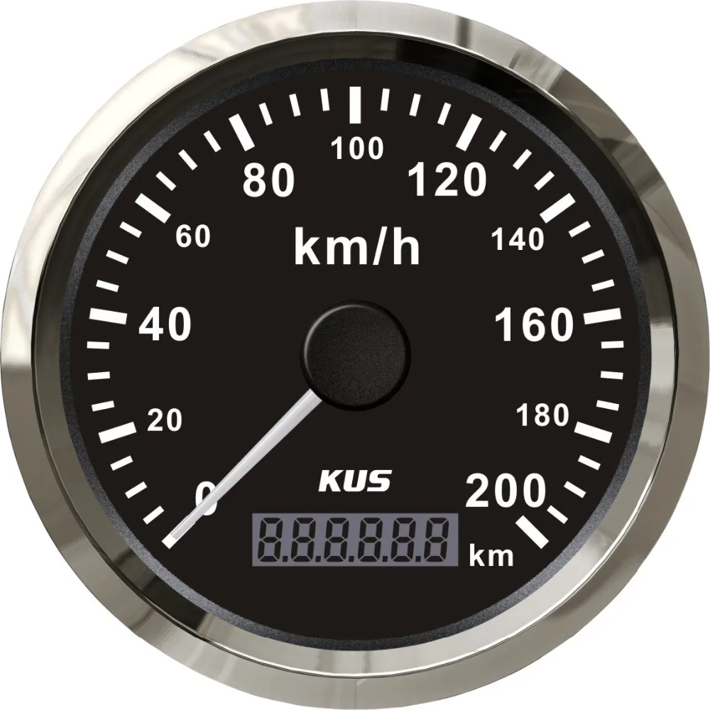 KUS 85mm Universal KM Pulse Speedometer Milometer 200KM/H Speed Waterproof Gauge Red and Yellow Backlight Available Pulse Sighal
KUS 85mm Universal KM Pulse Speedometer Milometer 200KM/H Speed Waterproof Gauge Red and Yellow Backlight Available Pulse Sighal